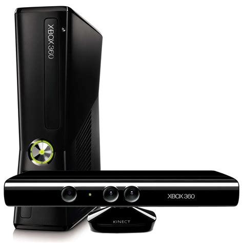 Xbox 360 Slim (250 GB) + Kinect sensor + Kinect Sports, S7G-00107