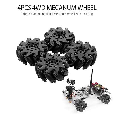 Buy Goolsky Heavy Duty Drive 4WD Mecanum Wheel Robot Kit ...