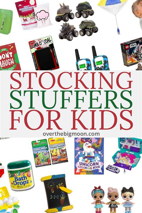 Stocking Stuffer Ideas for Kids - Over The Big Moon