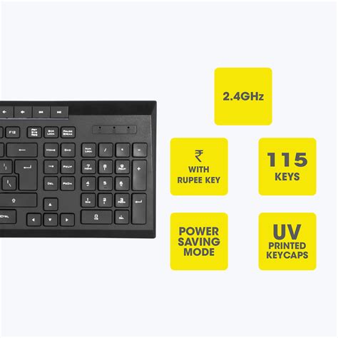Zebronics Companion 109 Keyboard and Mouse Combo