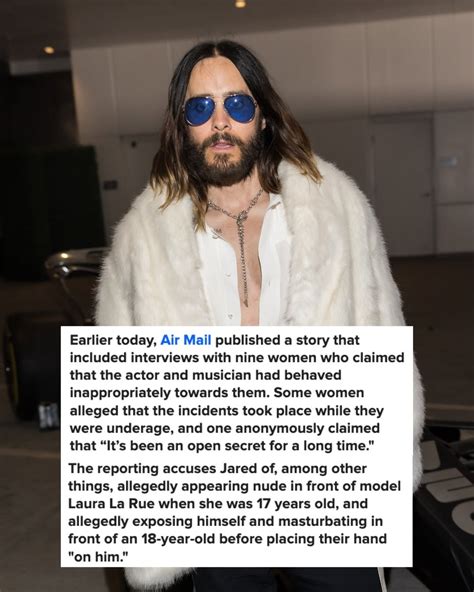 BuzzFeed | ⚠️TW: This story contains discussion of sexual misconduct. Jared Leto is responding ...