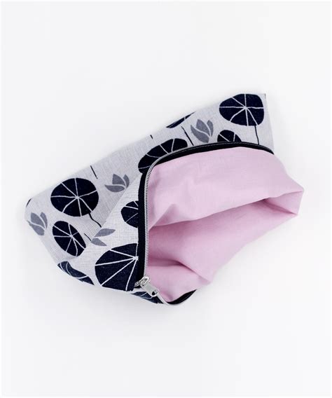 Kosmetiktasche Seerosenblätter – schoene-karten.com