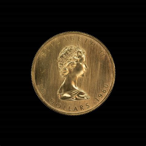 1980 Canada Fifty Dollar Gold Coin Auction