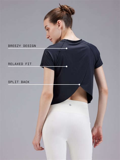 Black Overlap Tee | Lightweight, Layered & Easy – Cava – CAVA ...