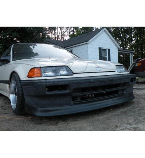 1992 Honda Civic Hatchback Body Kit CS Style Front Bumper Lip For 90-91 ...