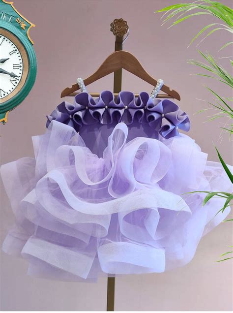 Pre-Order: Lilac Ruffle Dress– Peony Kids Couture