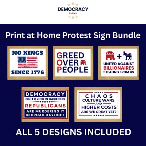 Anti Trump Protest Signs - Digital Downloads - Print at Home ...