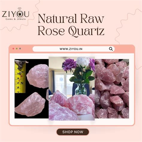 Raw Rose Quartz Crystal for Love and Healing - By Bangalore's Best Cry ...