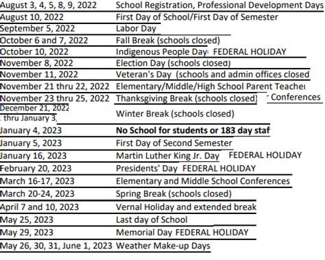 Garfield Middle - School District Instructional Calendar - Albuquerque ...