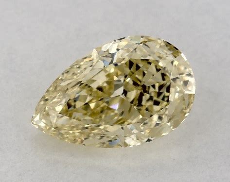 GIA 1.13 Carat Fancy Yellow-VVS1 Pear Shaped Diamond