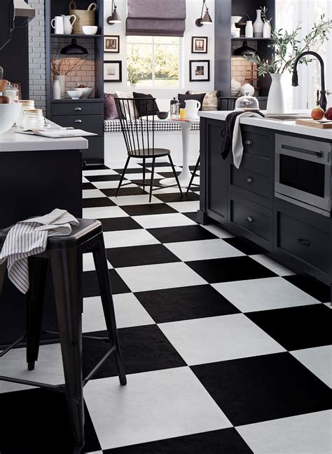 Black And White Kitchen Floor Tile Ideas – Flooring Ideas