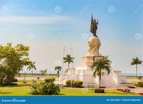 Vasco Nunez De Balboa Monument. Panama City, Republic of Panama ...