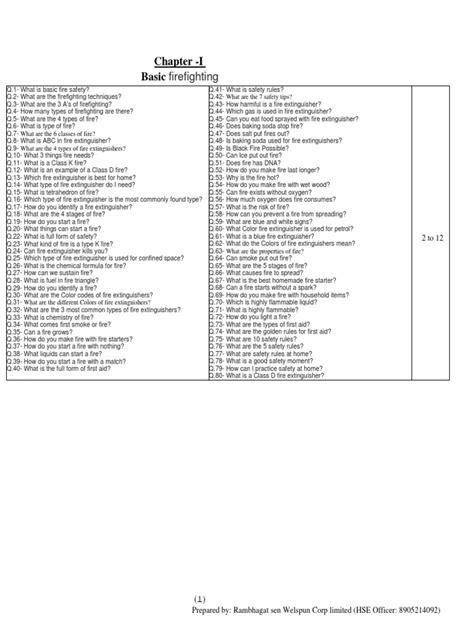 Competency Questions and Answers Fire Service 的图像结果