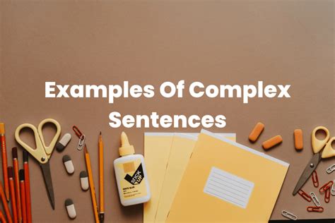 Examples of Complex Sentences 的图像结果