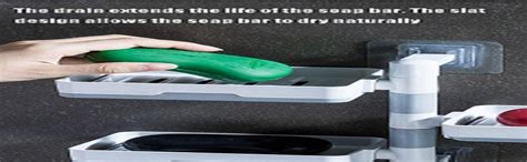 Zollyss Super Powerful Self-Adhesive 3 Layer Soap Dish Holder For ...