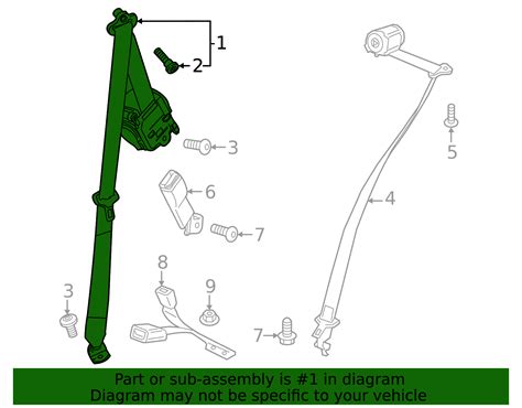 2020-2021 Chevrolet Traverse Lap & Shoulder Belt 84863560 | Capital Chevy Parts