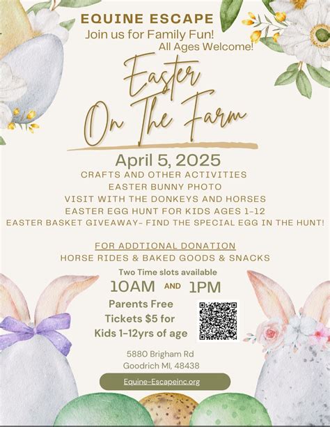 Easter on the Farm, 5880 Brigham Rd, Hadley, 5 April 2025 | AllEvents