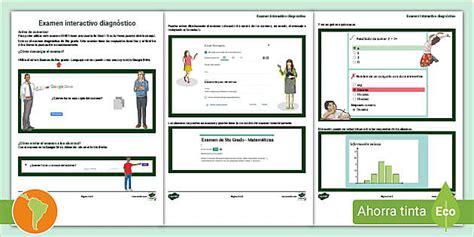 Examen interactivo : 5to grado - Lenguaje - Formularios de Google