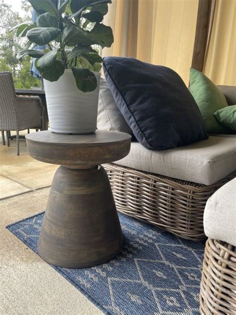 Found & Fable Brown Accent Table | At Home