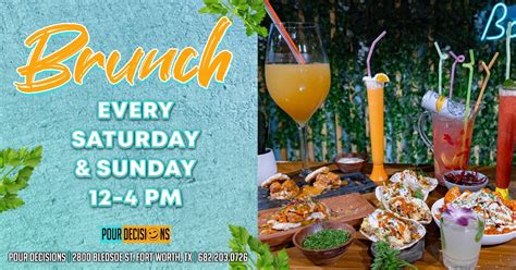 Brunch! Every Saturday + Sunday! , 2800 Bledsoe St. Suite 200, 76107 ...