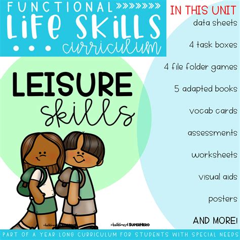 Functional Life Skills Curriculum {Leisure Skills} Printable and ...