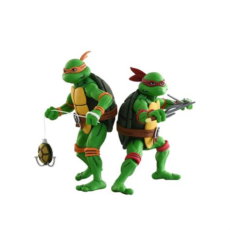 Neca Teenage Mutant Ninja Turtles Raphael And Michelangelo Classic ...