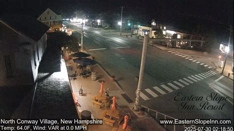 North Conway Village Live Cam - Conway, Carroll, New Hampshire, USA ...