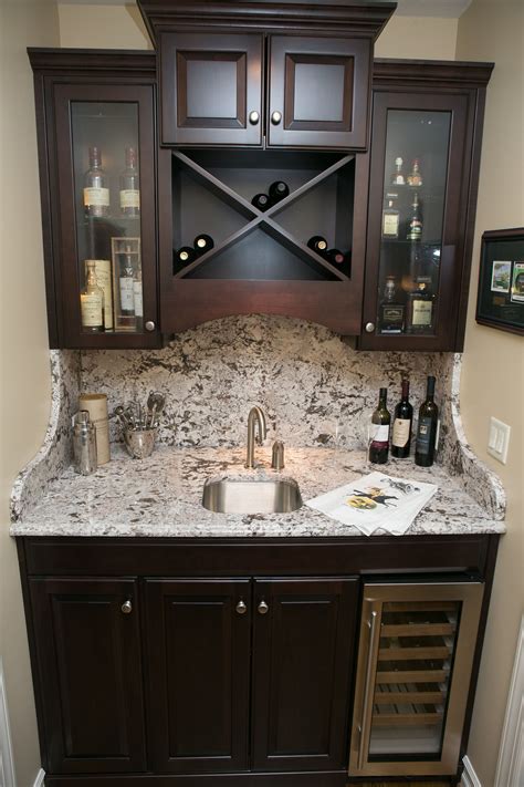 Make Your Home Bar Look Professional With A Wet Bar Cabinet With Sink ...
