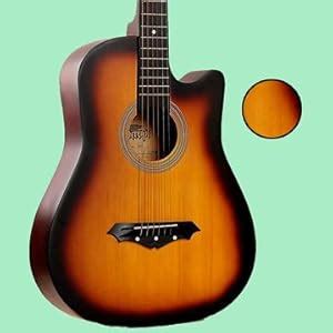 Intern INT-38C-SB Right hand Acoustic Guitar Kit, With Bag, Strings ...
