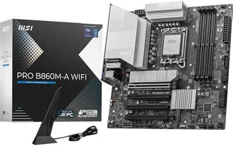 Amazon.in: Buy MSI PRO B860M-A WiFi Motherboard, mATX - Supports Intel ...