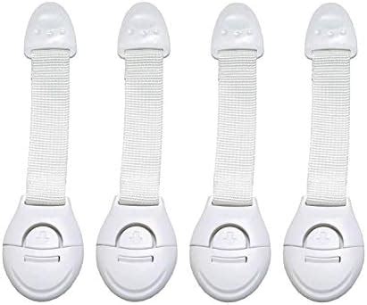 Buy SYGA Child Safety Locks,White- Refrigerators Fridge,Freezer, Doors ...