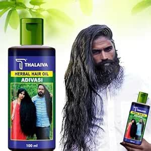 Buy THALAIVA Adivasi Hair Oil Original, Adivasi Herbal Hair Oil for ...