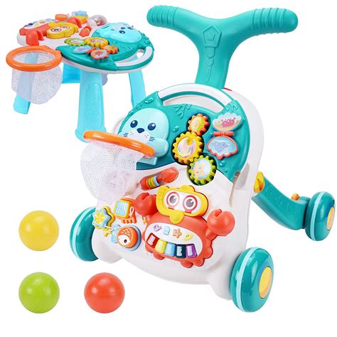 Buy Meryi Sit-to-Stand Walker with Activity Center – Multifunctional ...