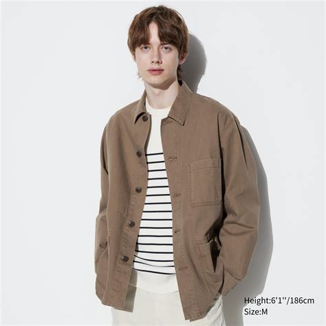 Uniqlo Outerwear Online Sale - Uniqlo Utility Jacket Men Brown