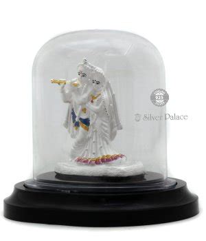 925 Sterling Silver Radhe Collection Radhai & Krishnan Idol For Pooja ...