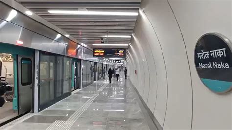 Video: Watch First Inside Visuals Of Mumbai Metro 3's Aarey Colony To ...