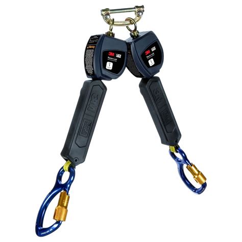 3M DBI-SALA, Aluminum Carabiner Anchor, 2 legs, Personal Twin-Leg Self ...