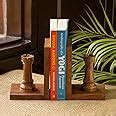 ExclusiveLane 'Chess Rook' Handcarved Decorative Bookends for Kids in ...
