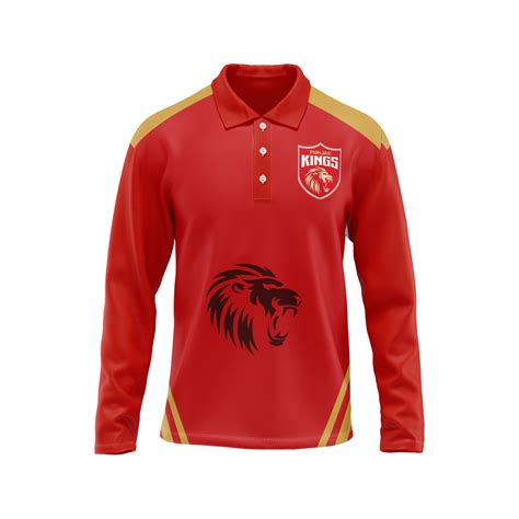Punjab Kings Customisable Polo neck jersey – Next Print