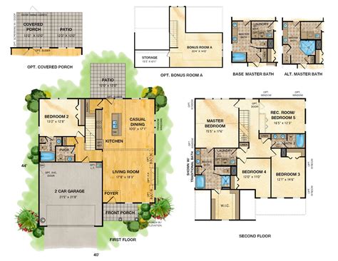 Floor Plans Single Family Home Michigan