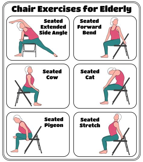 Printable Chair Exercises For Seniors Reduce The Belly in 2024 | Chair ...