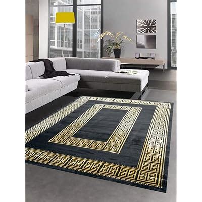 CARPETIA Carpet living room with versace border in India | Ubuy