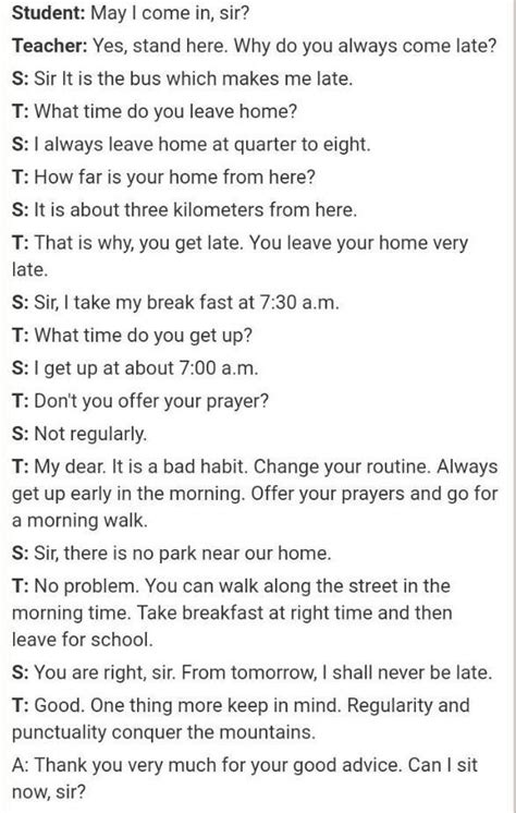 dialogue writing with language teacher in the staffroom about homework ...