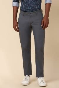 Allen Solly Regular Fit Men Black Trousers - Buy Allen Solly Regular ...
