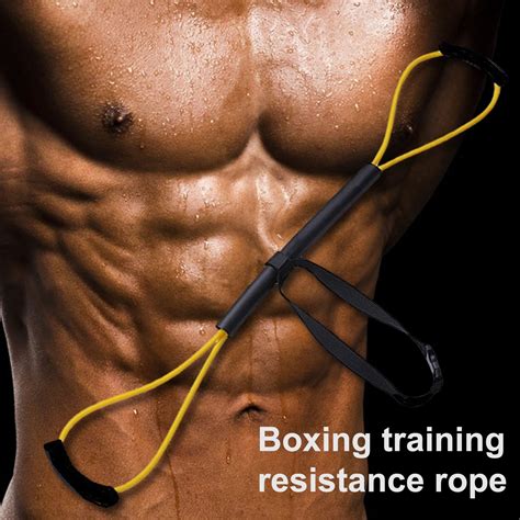Ettsollp Boxing Resistance Band for Men & Women Soft Elastic 8-Figure ...