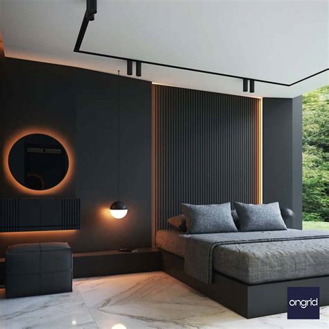 Industrial Chic Bedroom Design | 14' x 13' – Ongrid Design