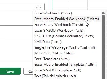 Image result for How to Change Excel File Type