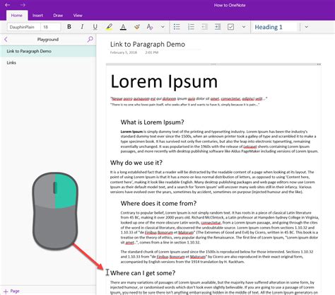 Image result for How to Add Link to Sub Page OneNote