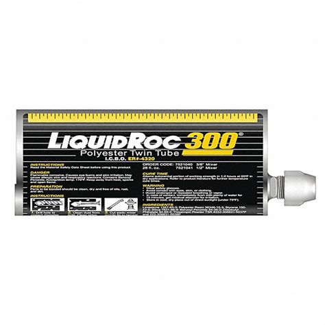 MKT FASTENING, Liquid Roc 300, Gray, Construction Adhesive - 12A183 ...