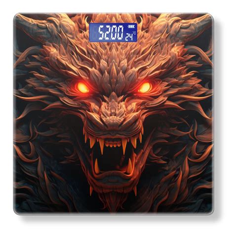 Bathroom Scale, Highly Accurate Digital Body Scale,Precisely Measures ...